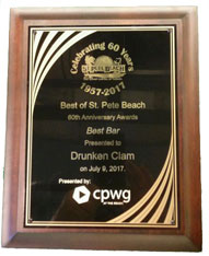 St. Pete Beach 60th Anniversary Awards - Best Bar